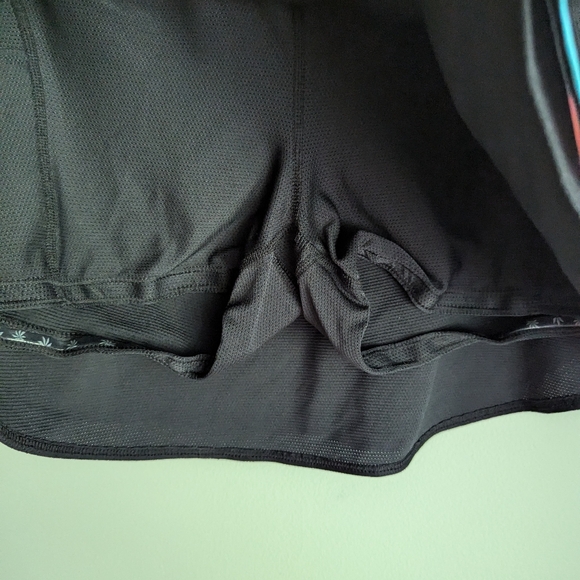 Athleta Laser Beam Bustle Skort Sm Secure Pocket Multicolor Athletic Skirt 163B - Picture 3 of 10